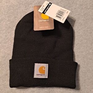 Carhartt Beanie Watch Hat Acrylic With Million Mile Driver Patch NWT
